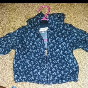 Floral French Terry Hoodie